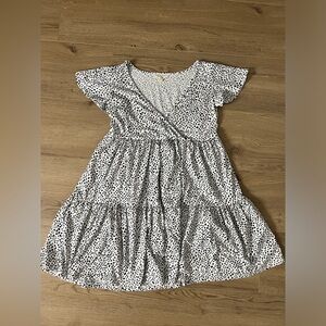 Jessica Simpson Flowy Polka Dot Mini Dress M